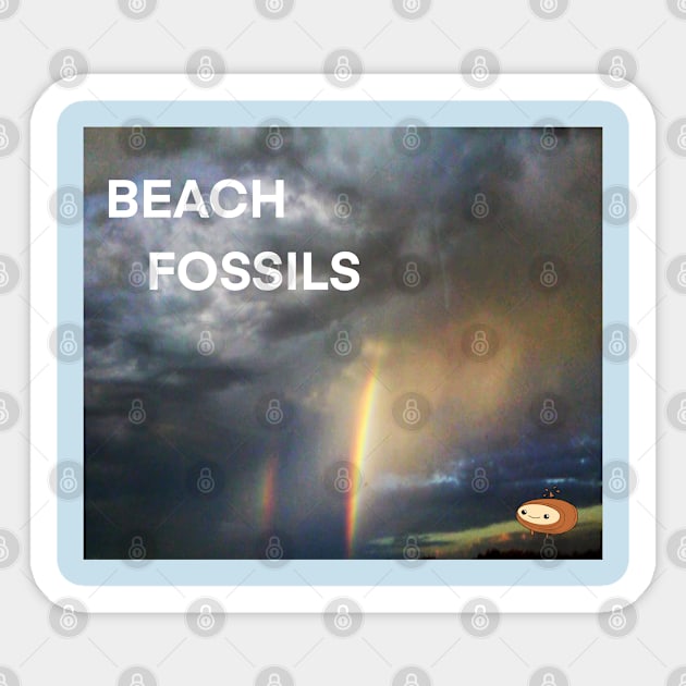 Beach Fossils band Fan Sticker by Noah Monroe